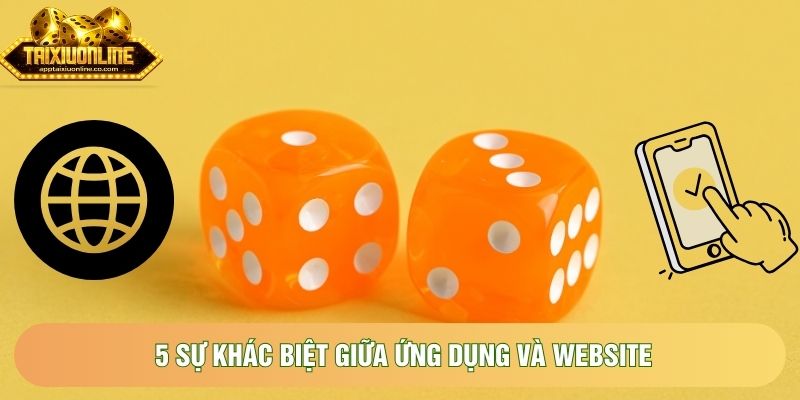 5 sự khác biệt giữa ứng dụng và website