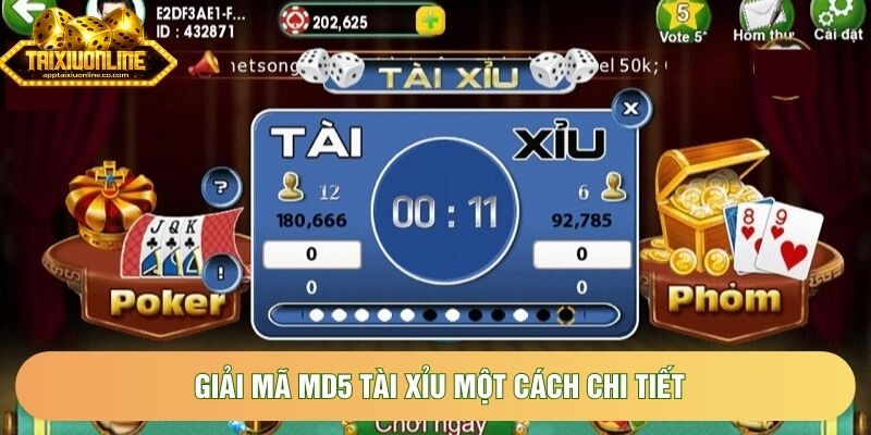 Giải mã md5 tài xỉu một cách chi tiết