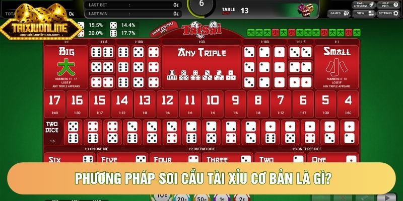 Phương pháp soi cầu tài xỉu cơ bản là gì?